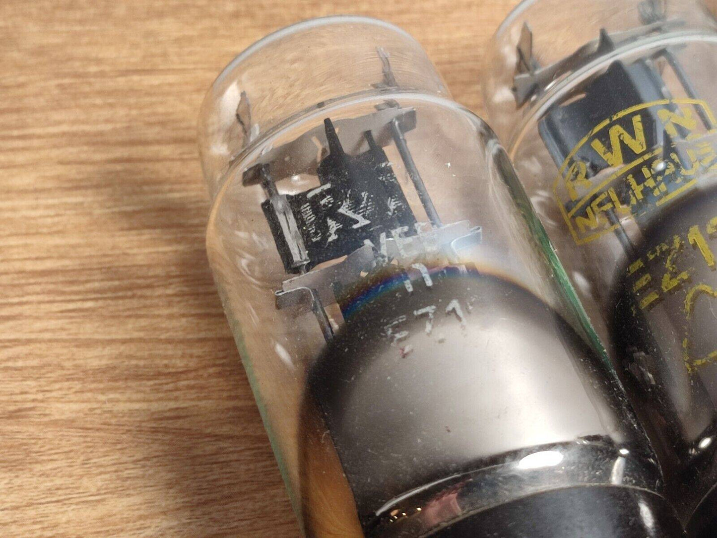 4X EZ12 VEB RFT FULL-WAVE VACUUM RECTIFIER TUBE USED = 6GG6