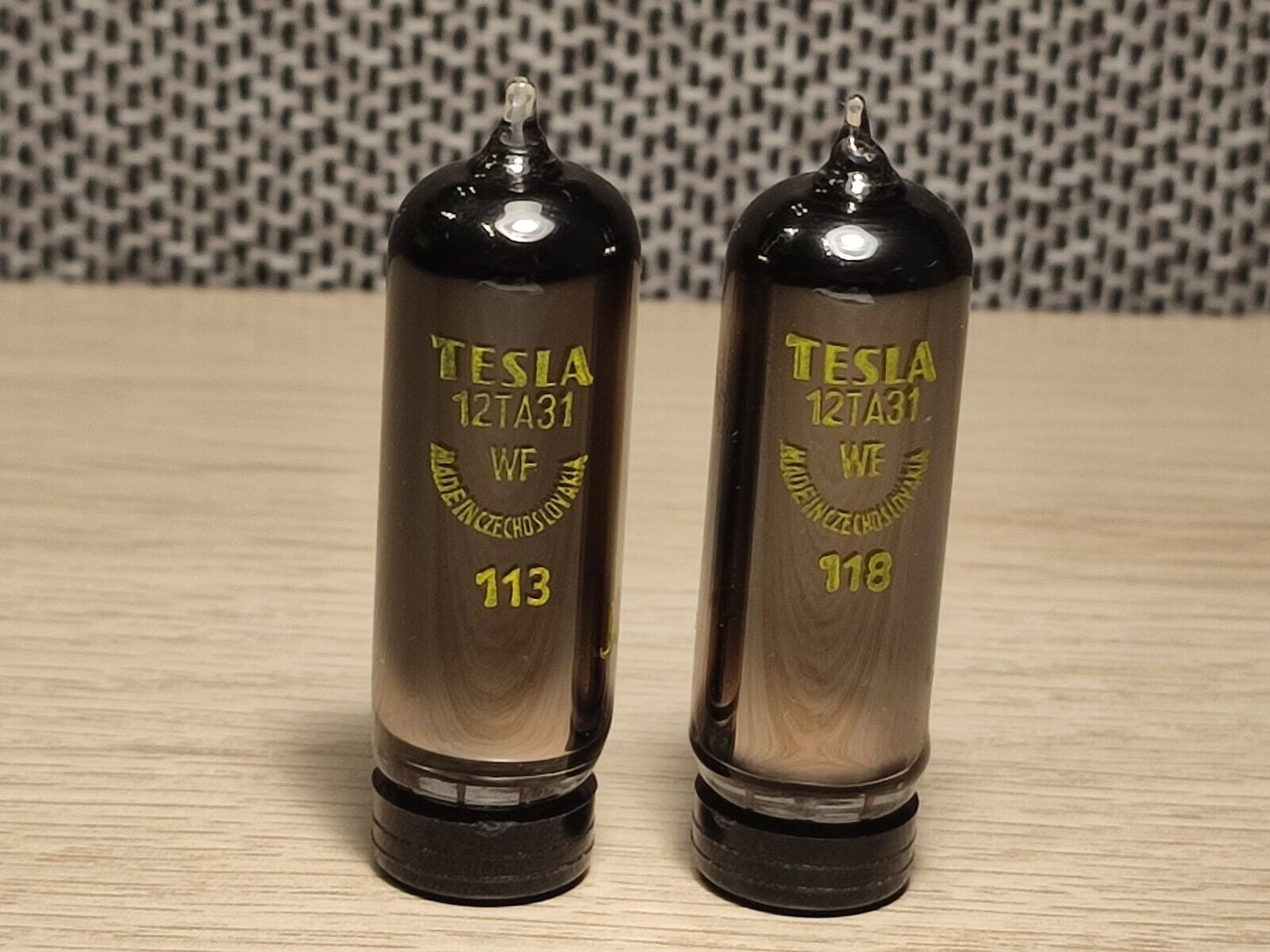 PAIR 12TA31 TESLA MILITARY VOLTAGE Stabilizer/Regulator TUBE = StR85-10 NOS