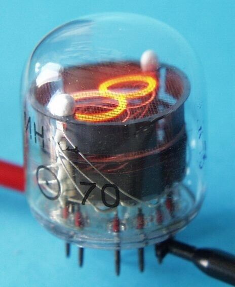 IN-4 IN4 Nixie Digit Tube Display Indicator NOS USSR NEW (Same Date) 1pc