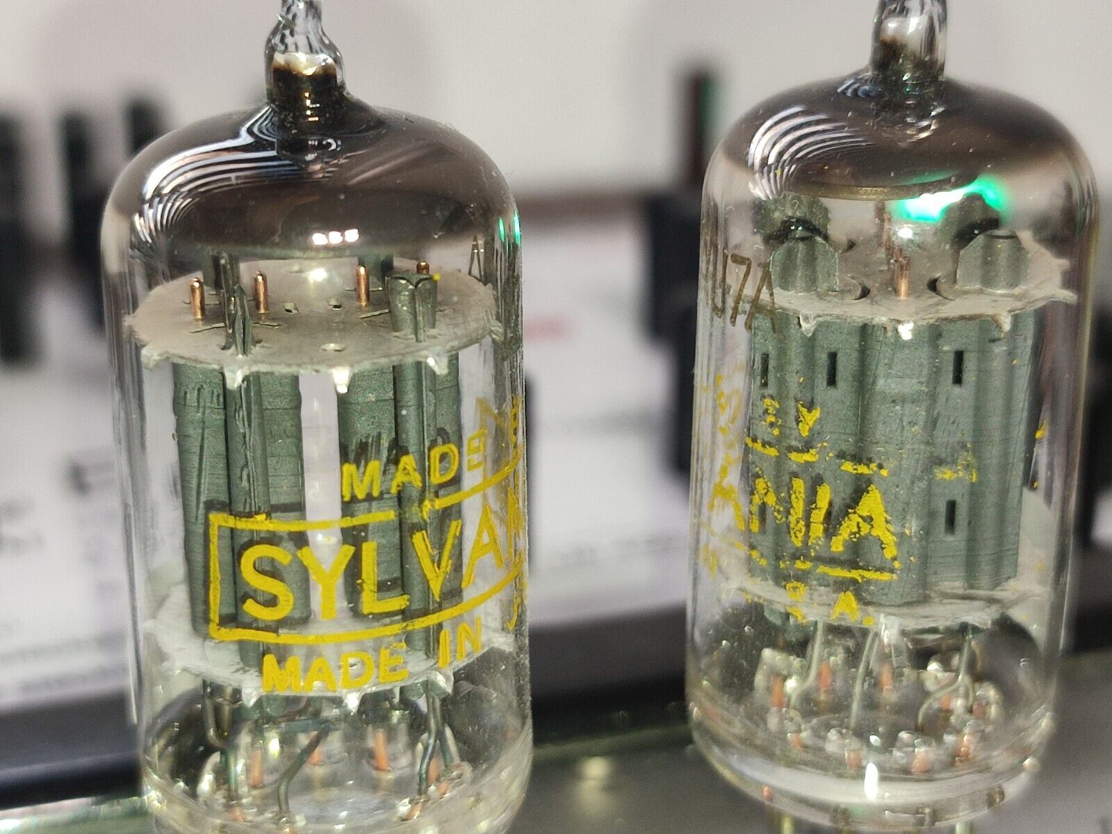 Pair USED ECC82 / 12AU7A Sylvania Tube