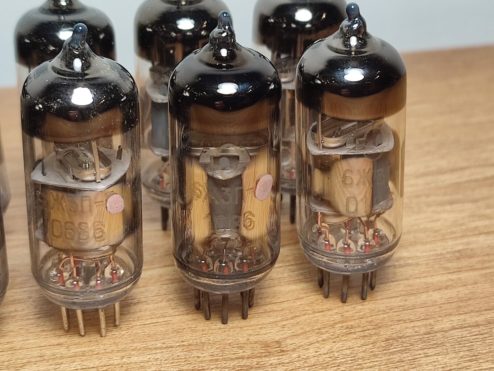 NEW 10 pcs. 6J3P 6Z3P (6Zh3P) PENTODES vintage TUBES USSR =(6BC5, 6AG5, EF96)