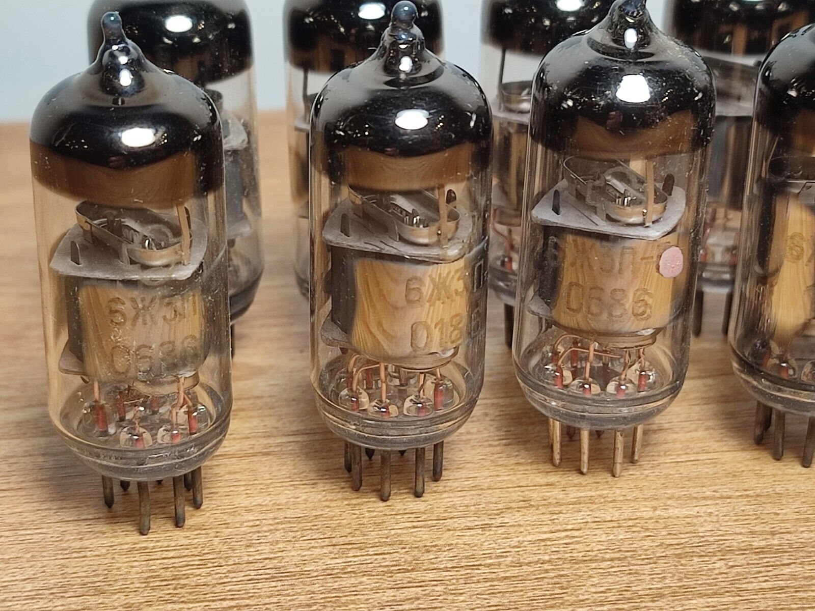 NEW 10 pcs. 6J3P 6Z3P (6Zh3P) PENTODES vintage TUBES USSR =(6BC5, 6AG5, EF96)