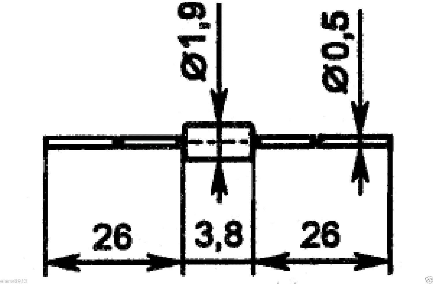 100pcs Soviet KD510A Silicon Si Pulse Diode 50V 200mA