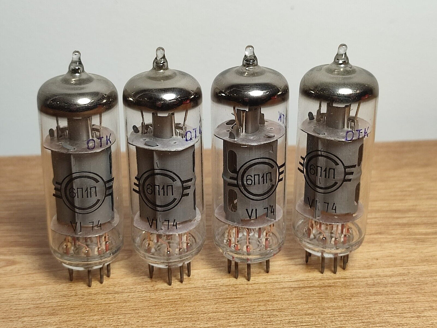 EU Stock! 6P1P 6P1  (4pcs) SVETLANA TUBES / VALVES New NOS 70'S