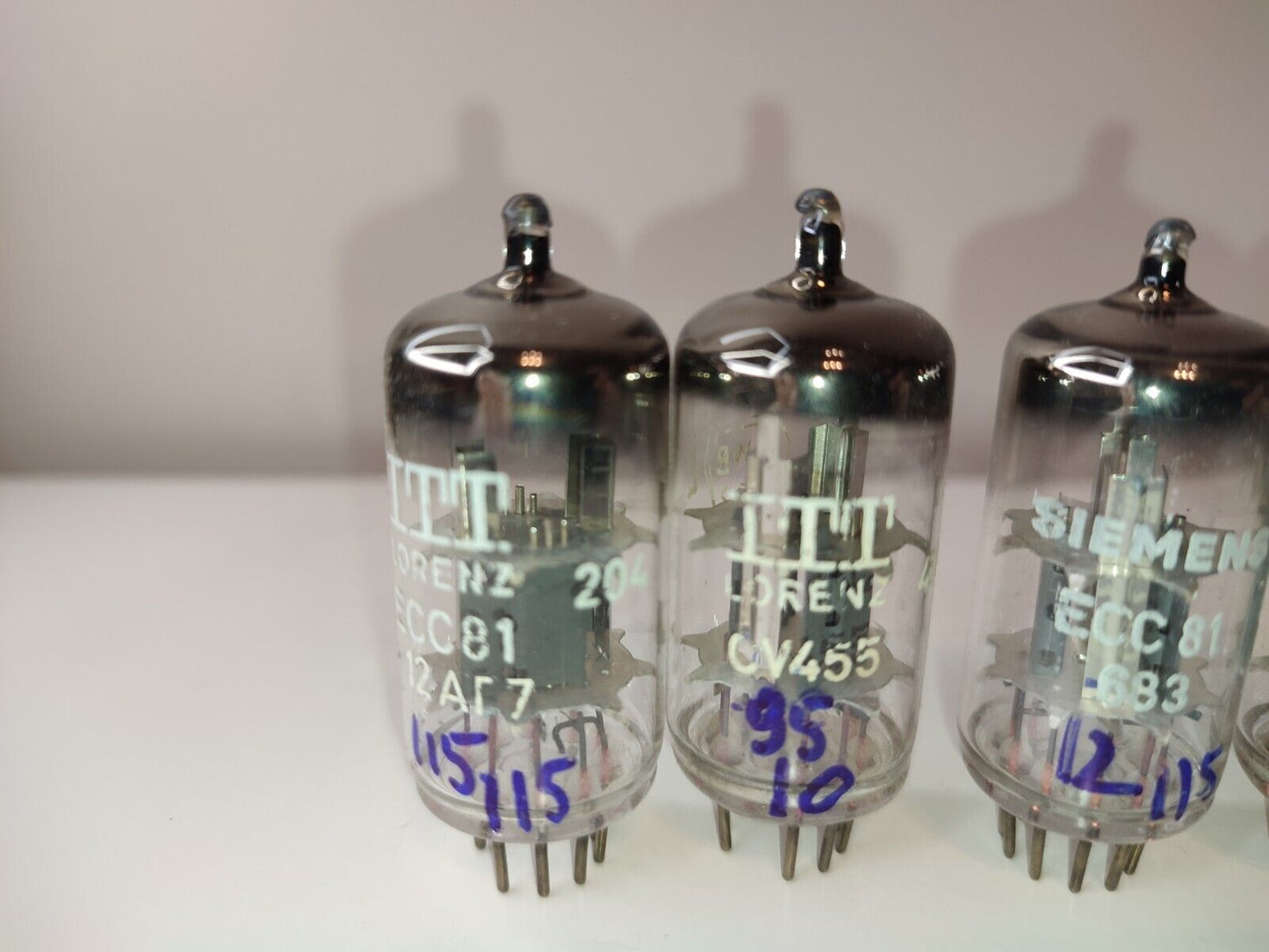 1 Pcs ECC81 12AT7 NOS  O Triode Lorenz/Siemens Tube