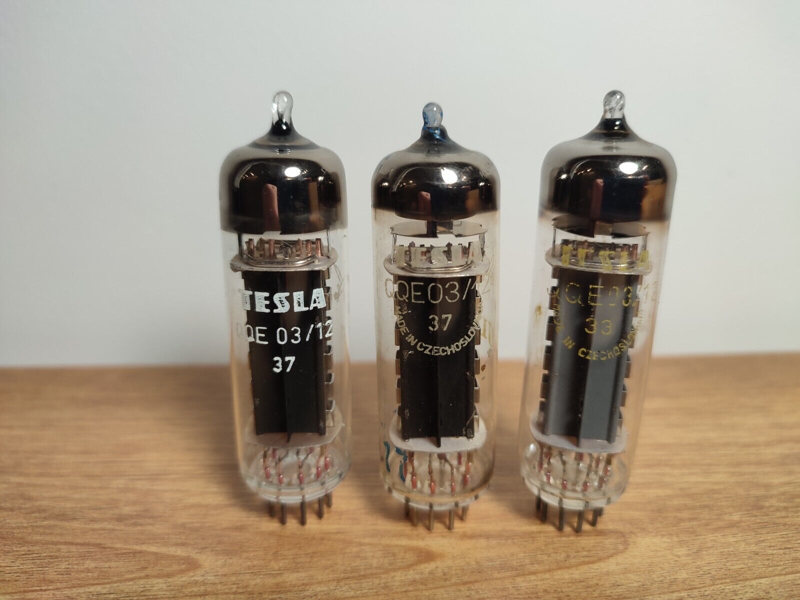 QQE03/12 tube 3pcs Tetrode Vacuum Tubes (~6360 ~RS1029 ~CV2798 ~GU17) NOS