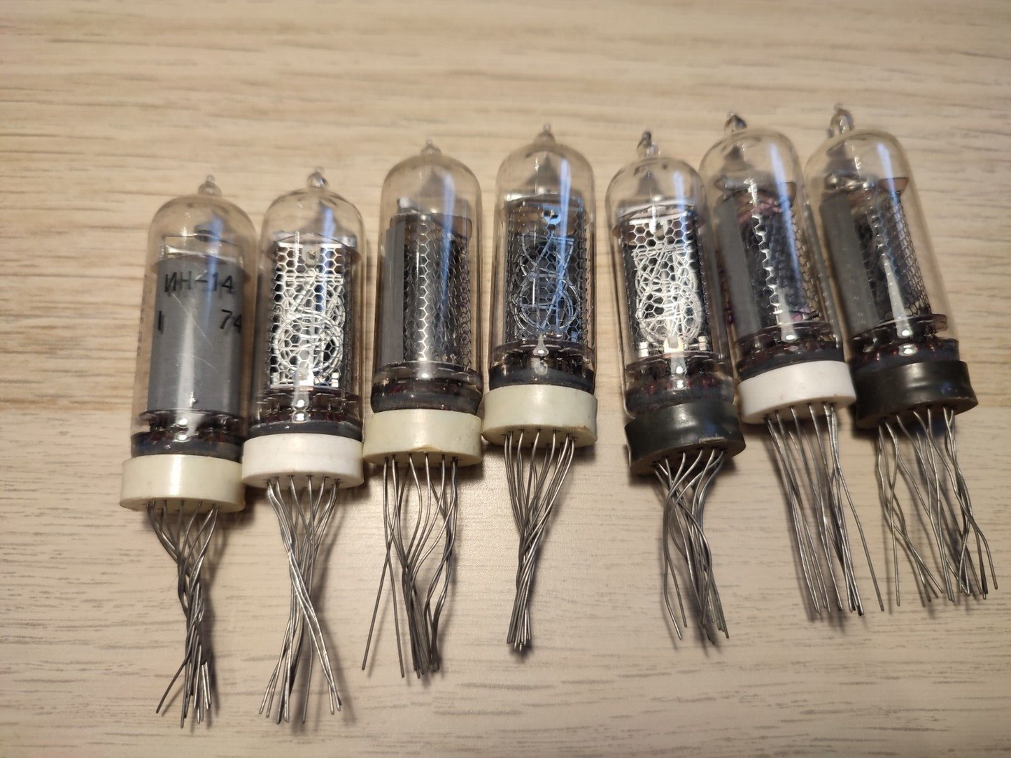 1PCS IN-14 NIXIE TUBE FOR CLOCK NEW NOS / TESTED / LOT OF 1 Pcs.