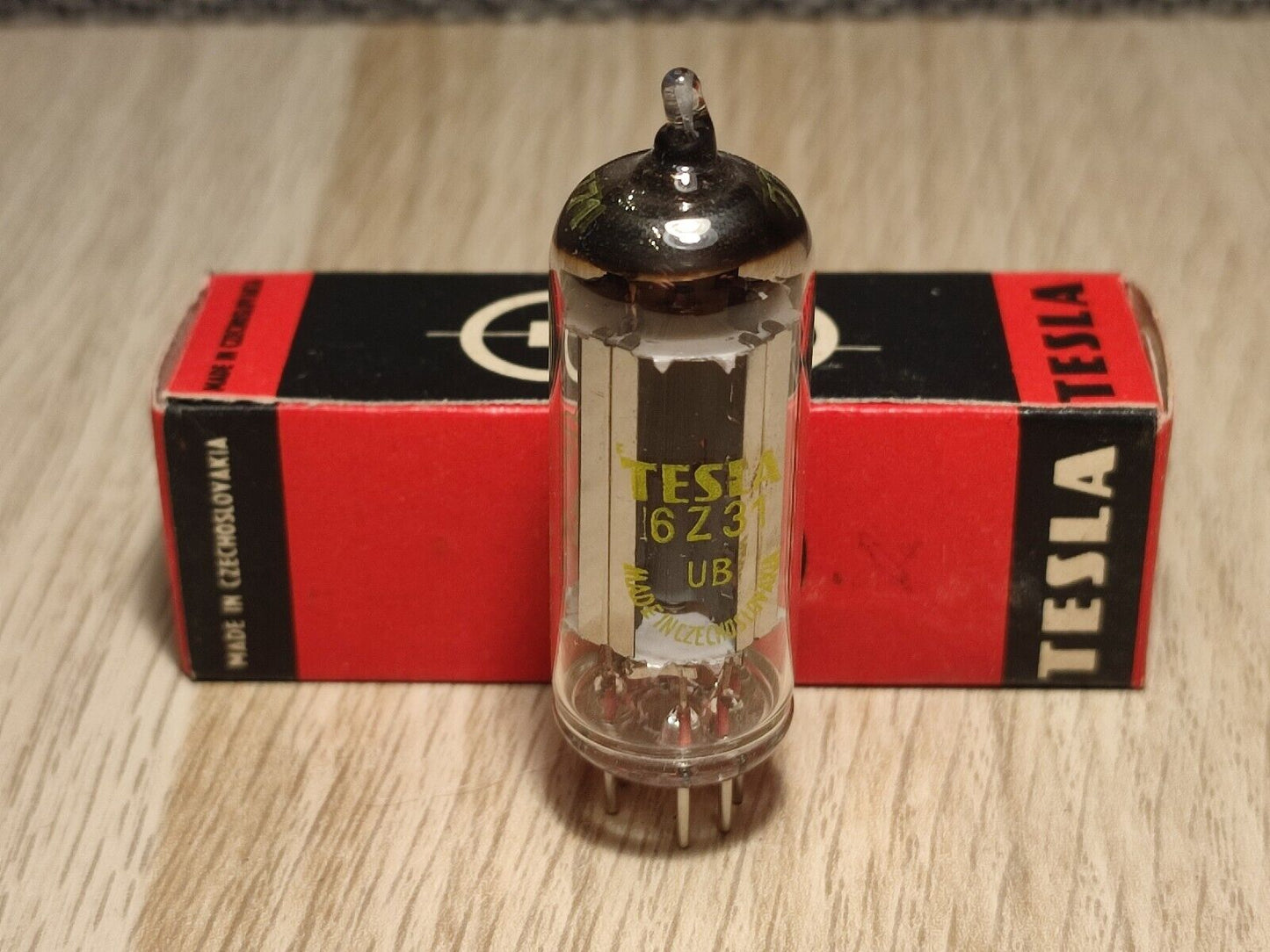 1x 6Z31 TESLA NOS NIB FULL-WAVE VACUUM RECTIFIER POWER SUPPLY TUBE = 6X4 EZ90