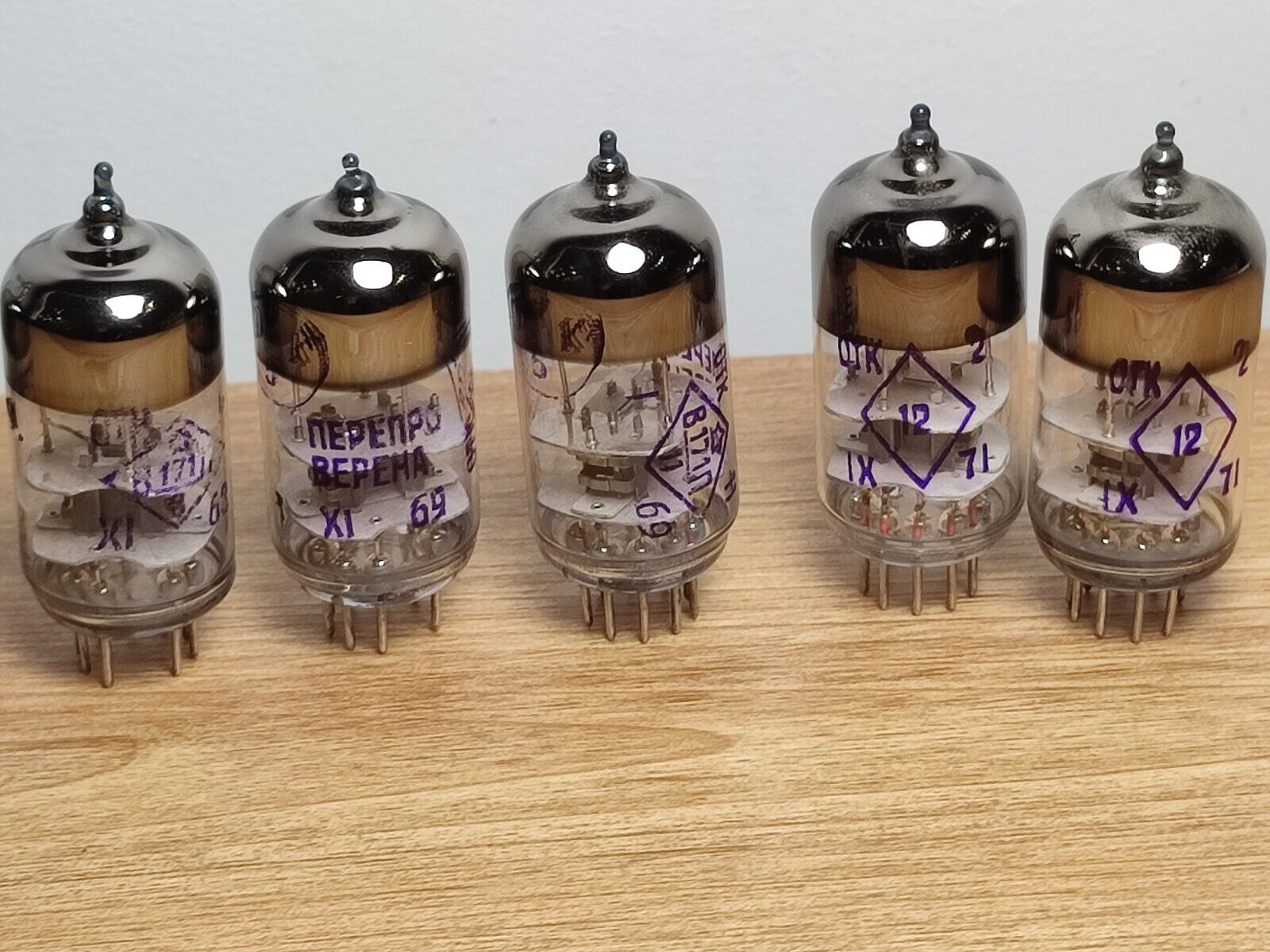 6pcs 6S3P-E (6С3П-Е) 6S3P-E RU HF TRIODE VACUUM TUBE NOS = EC86 PC86