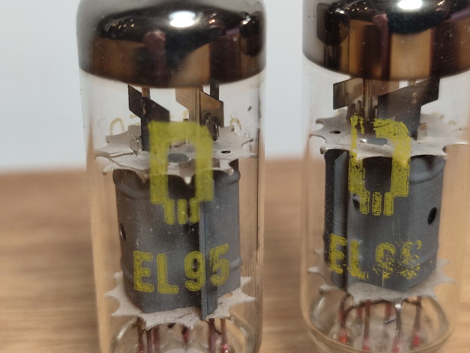 Pair EL95 RFT Beam Power Output Radio Tubes NEW NOS similar  6DL5