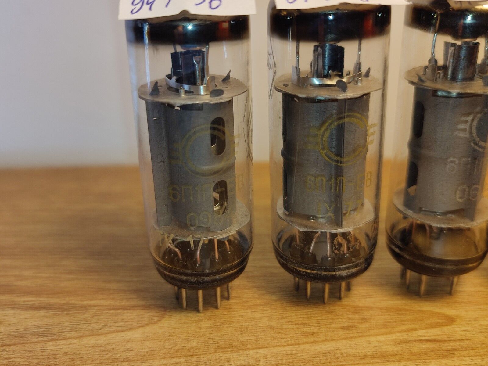 EU Stock! 6P1P-EV 6P1 MATCHED QUAD (4pcs) SVETLANA TUBES / VALVES New NOS