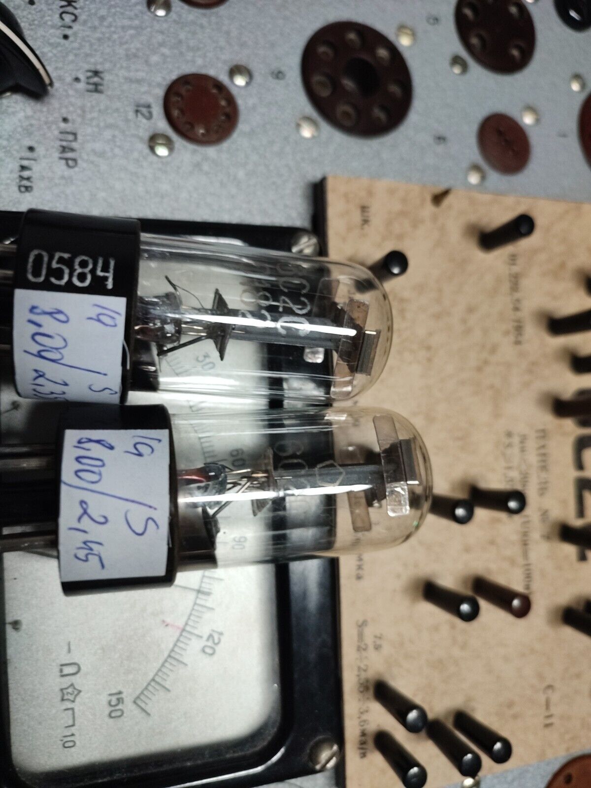 MATCHED PAIR 6S2S 6C2C = 6J5, VT94 HF Triode Tube Soviet  NEW NOS