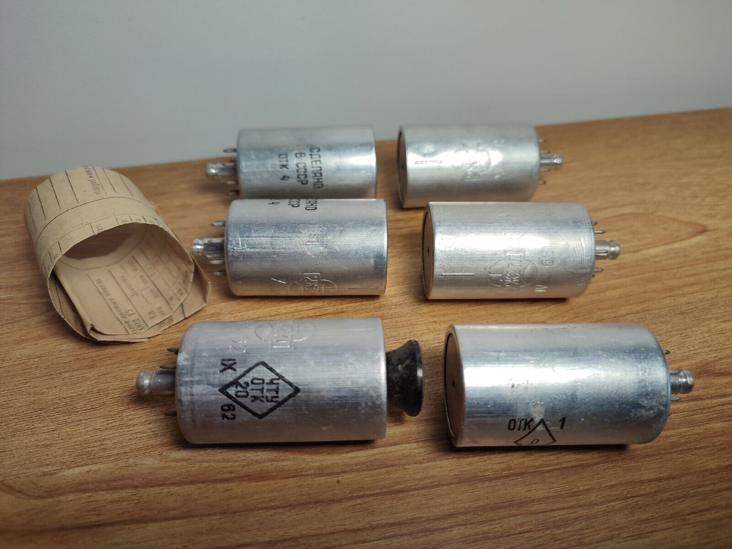 6x 2J27L (RV2, 4P700) USSR HF PENTODE (NEW, NOS) Tube 2Ż27Ł 2Z27L 2SH27L 2J27L