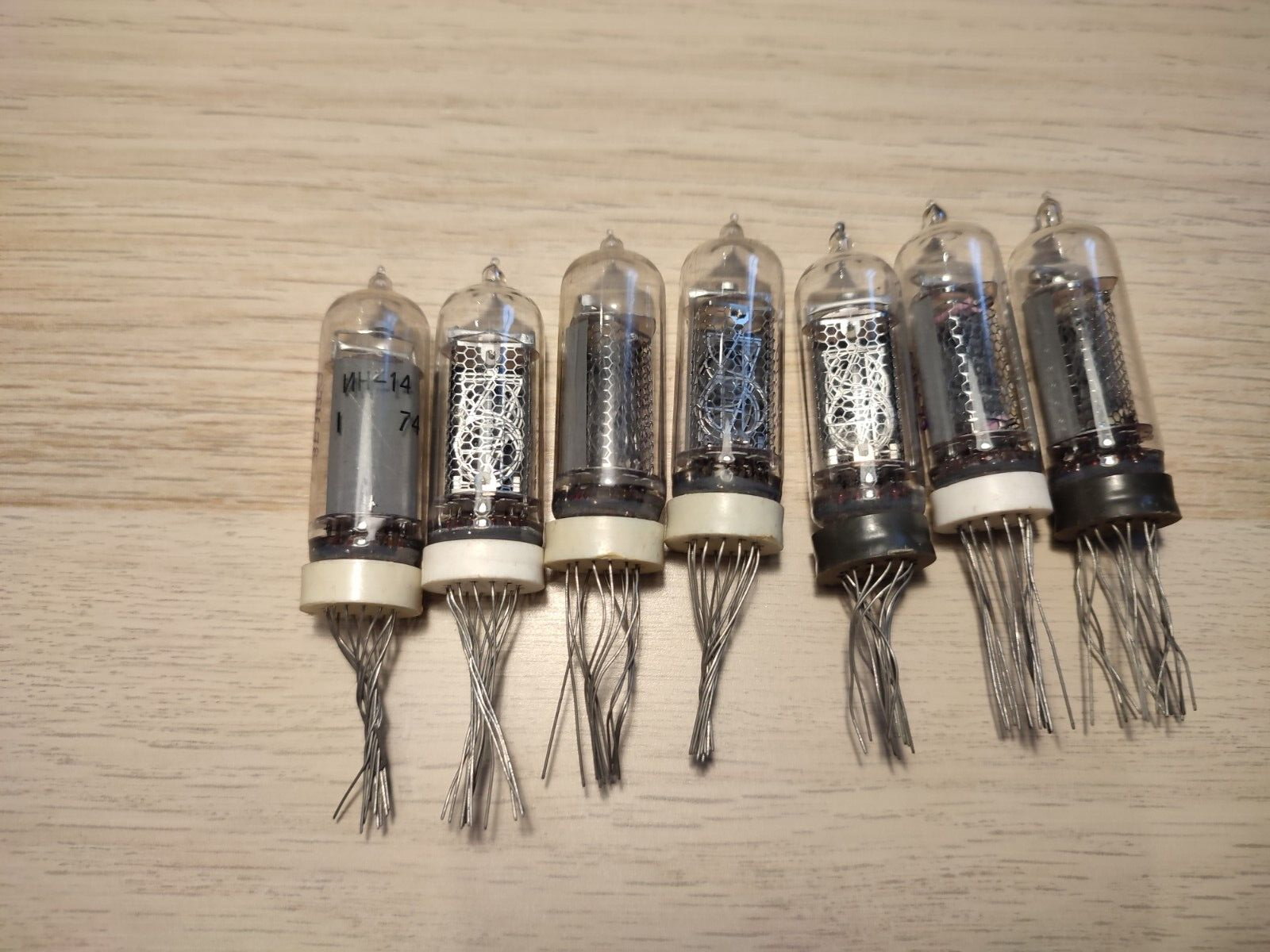 1PCS IN-14 NIXIE TUBE FOR CLOCK NEW NOS / TESTED / LOT OF 1 Pcs.