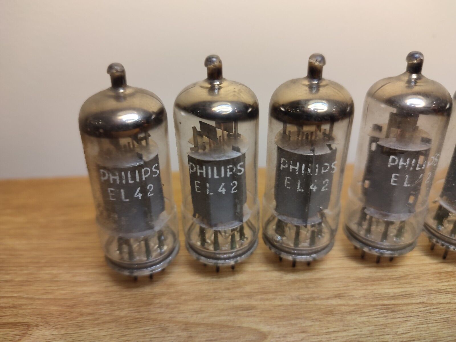 USED EL42 tubes  PHILIPS & ZAERIX 6 PCS LOT