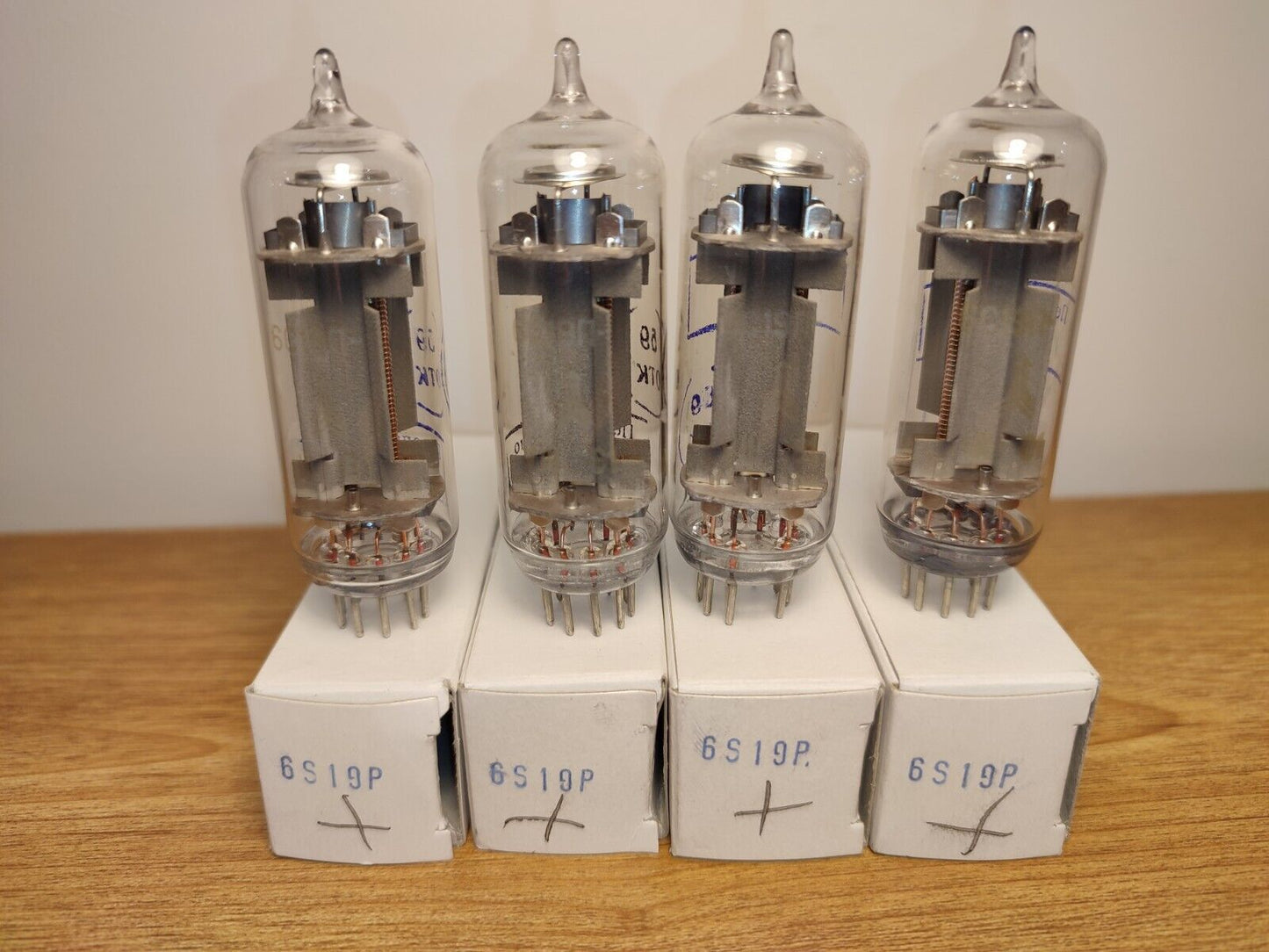 EU Stock! 4 Pcs 6S19P (6С19П) Audiophile Same Date 70's- 80's Triodes tubes NEW