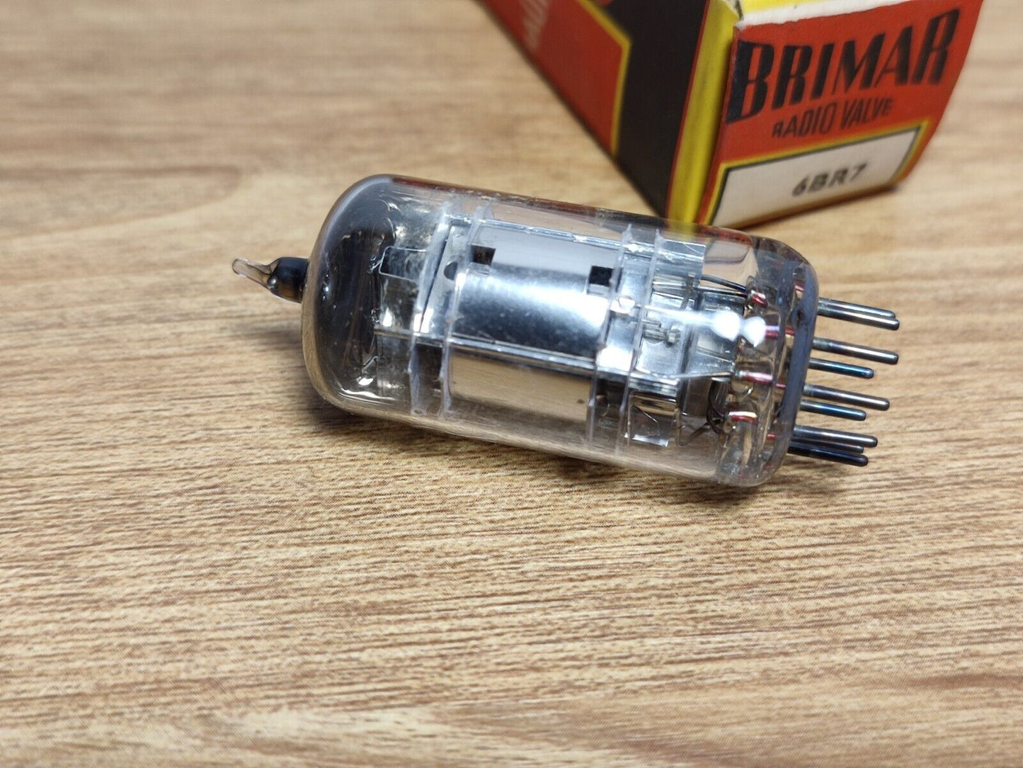 1Pcs. Vintage Brimar 6BR7 / 8D5 Hifi System Low Noise Pentode Audio Vacuum Tube