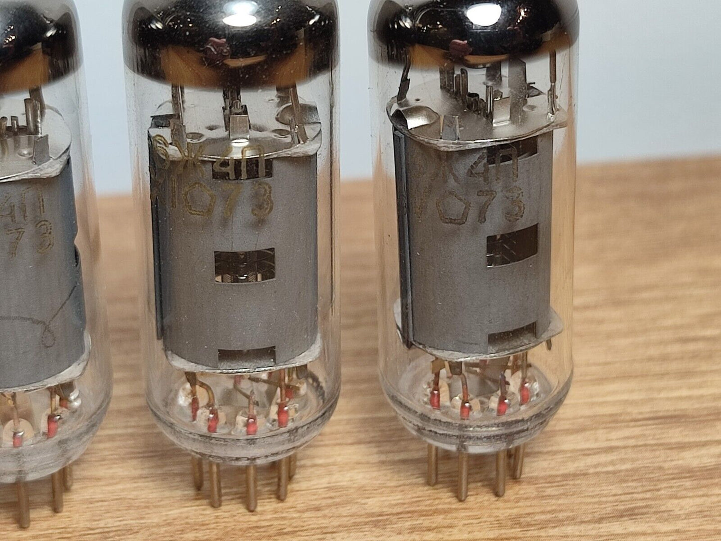 6J4P / EF94 / 6AU6 RUSSIAN HF PENTODE TUBE RHOMBUS/OTK/GOLD GRID NEW QTY-4  1973