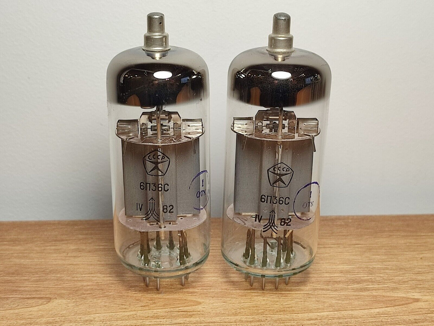 6P36S 2pcs Vacuum tubes (6GB5 & EL500 tube analogue) USSR AMP Valves NEW NOS