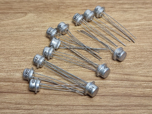 12pcs MP16 ~2N1354 Germanium P-N-P transistor, 15W, 20MA USSR Soviet NOS