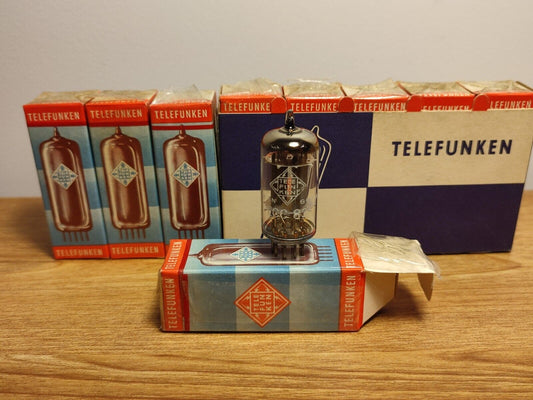 1x ECC83 TELEFUNKEN TUBE NOS FACTORY SEALED NEW BOXED (One Tube Only)