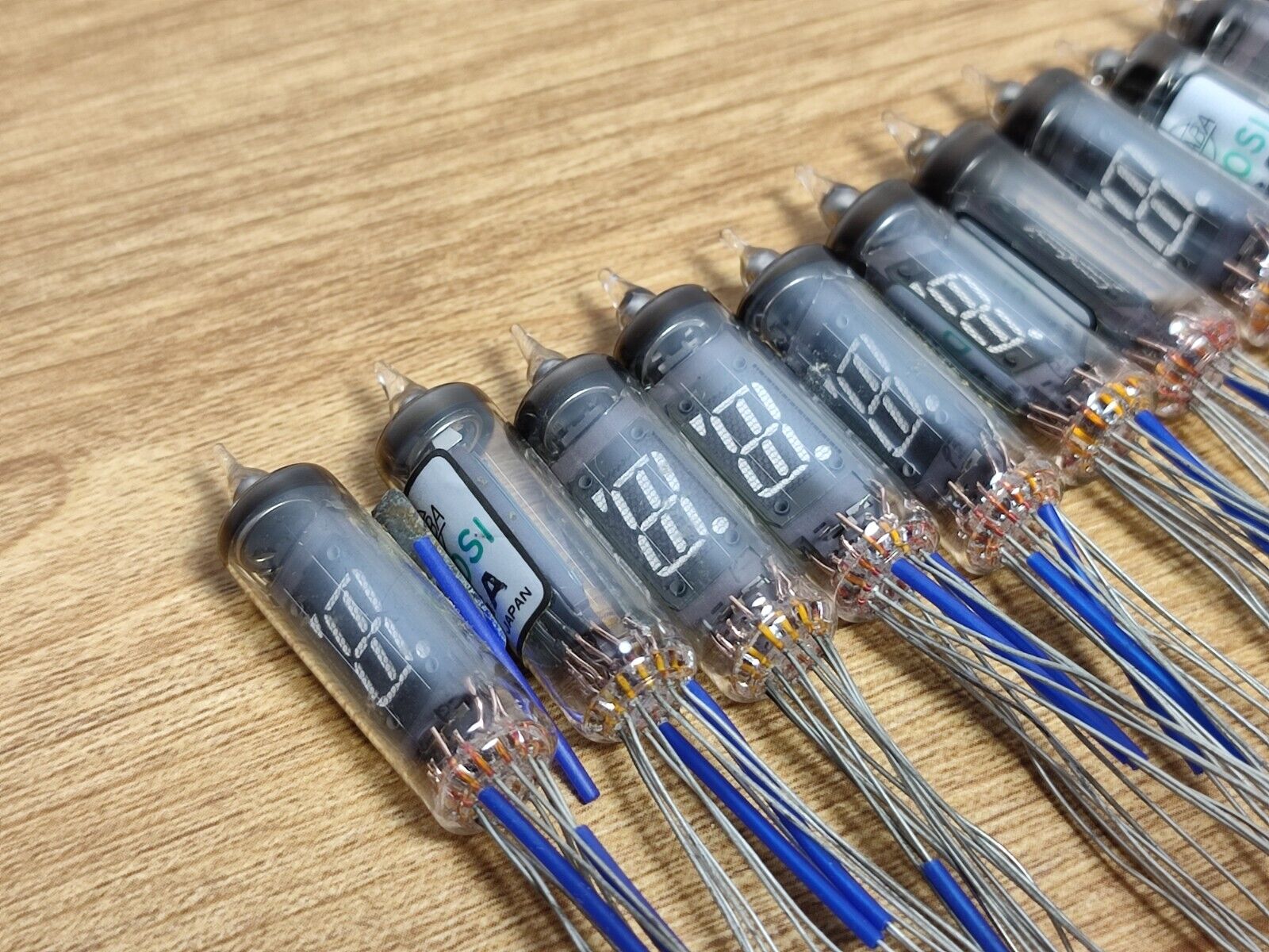 Vintage VFD Tube FUTABA DG10S1 numeric display vacuum tube not nixie tube 1 Pcs.