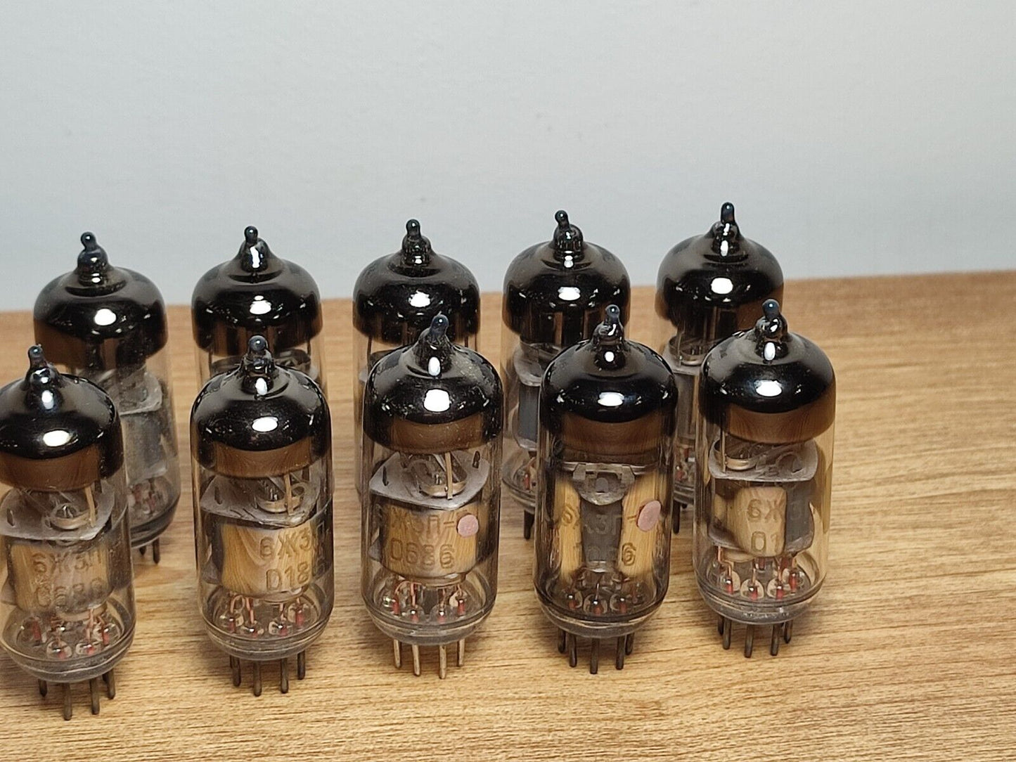 NEW 10 pcs. 6J3P 6Z3P (6Zh3P) PENTODES vintage TUBES USSR =(6BC5, 6AG5, EF96)