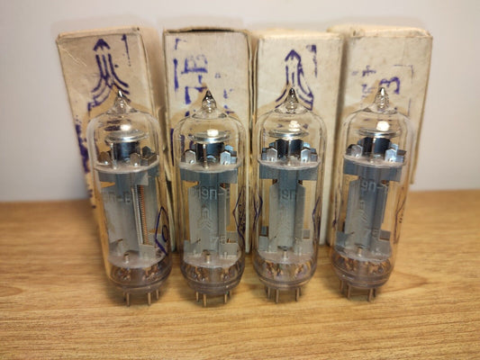 EU Stock! 4 Pcs 6S19P-V (6С19П-В) Audiophile Same Date 1970's Triodes tubes NEW