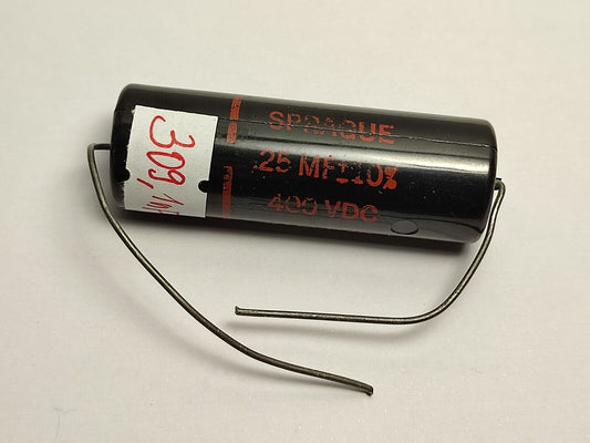 NOS Sprague Black Beauty Capacitor 0.25MFD .25uf 10% 400v 4TM-P25