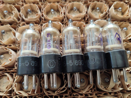 5x RB-5 / PB-5 soviet Krypton filled arrester gas discharge spark gap tube USSR