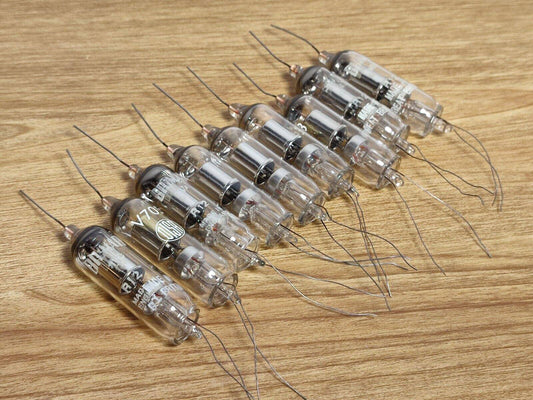 9Pcs Lot R12 6X2 EY51 TUBE HALF WAVE RECTIFIER NOS Britain MADE - Vintage Radio Parts Store