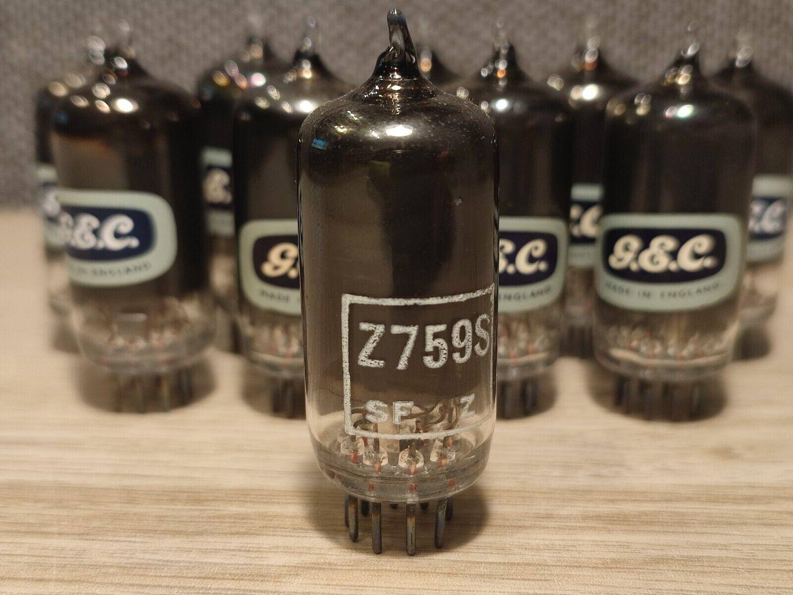 Z759S GEC UK Valve Tubes CV5060 NOS Hammersmith 61's Black Glass - Vintage Radio Parts Store