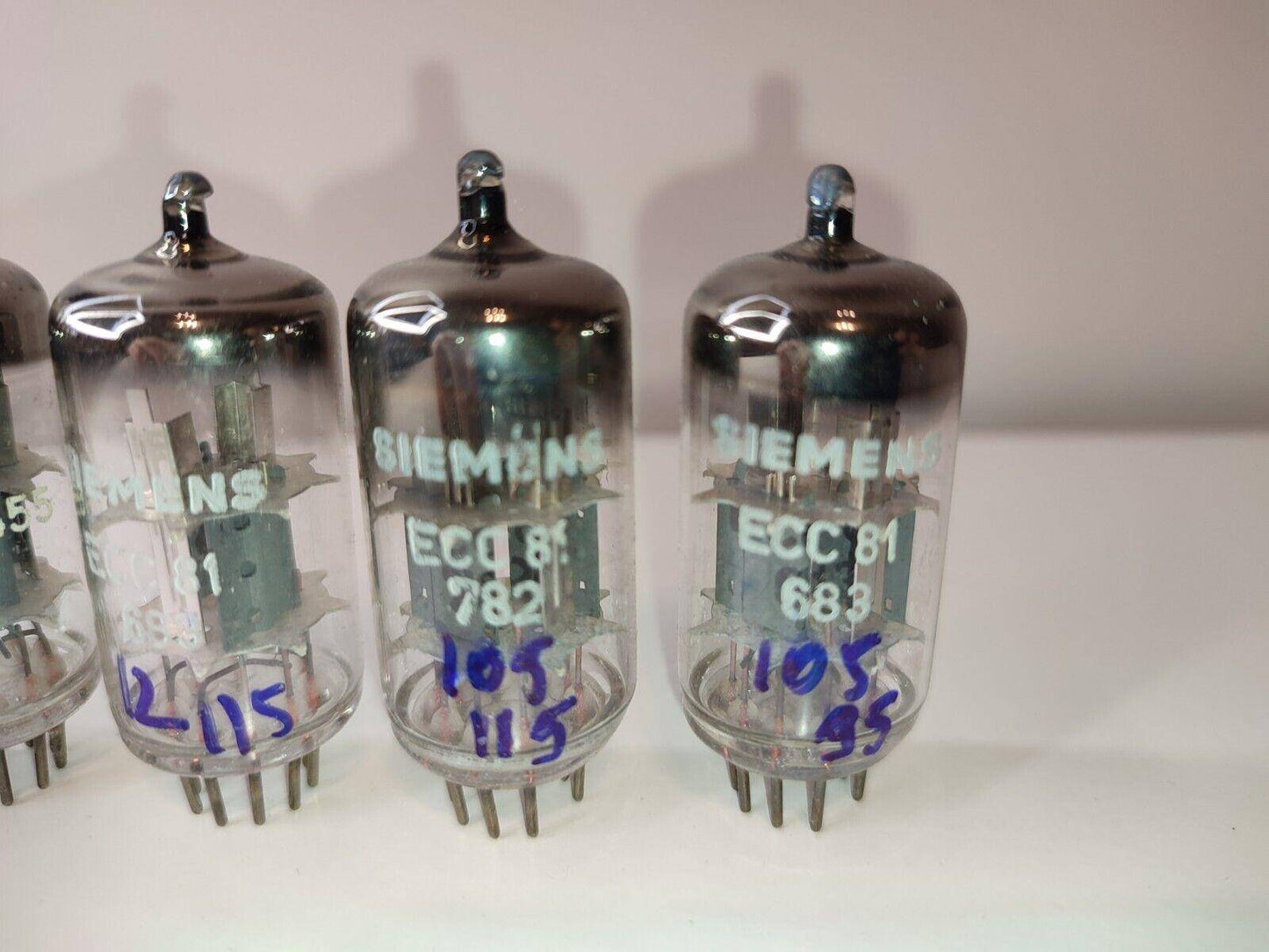 1 Pcs ECC81 12AT7 NOS  O Triode Lorenz/Siemens Tube - Vintage Radio Parts Store