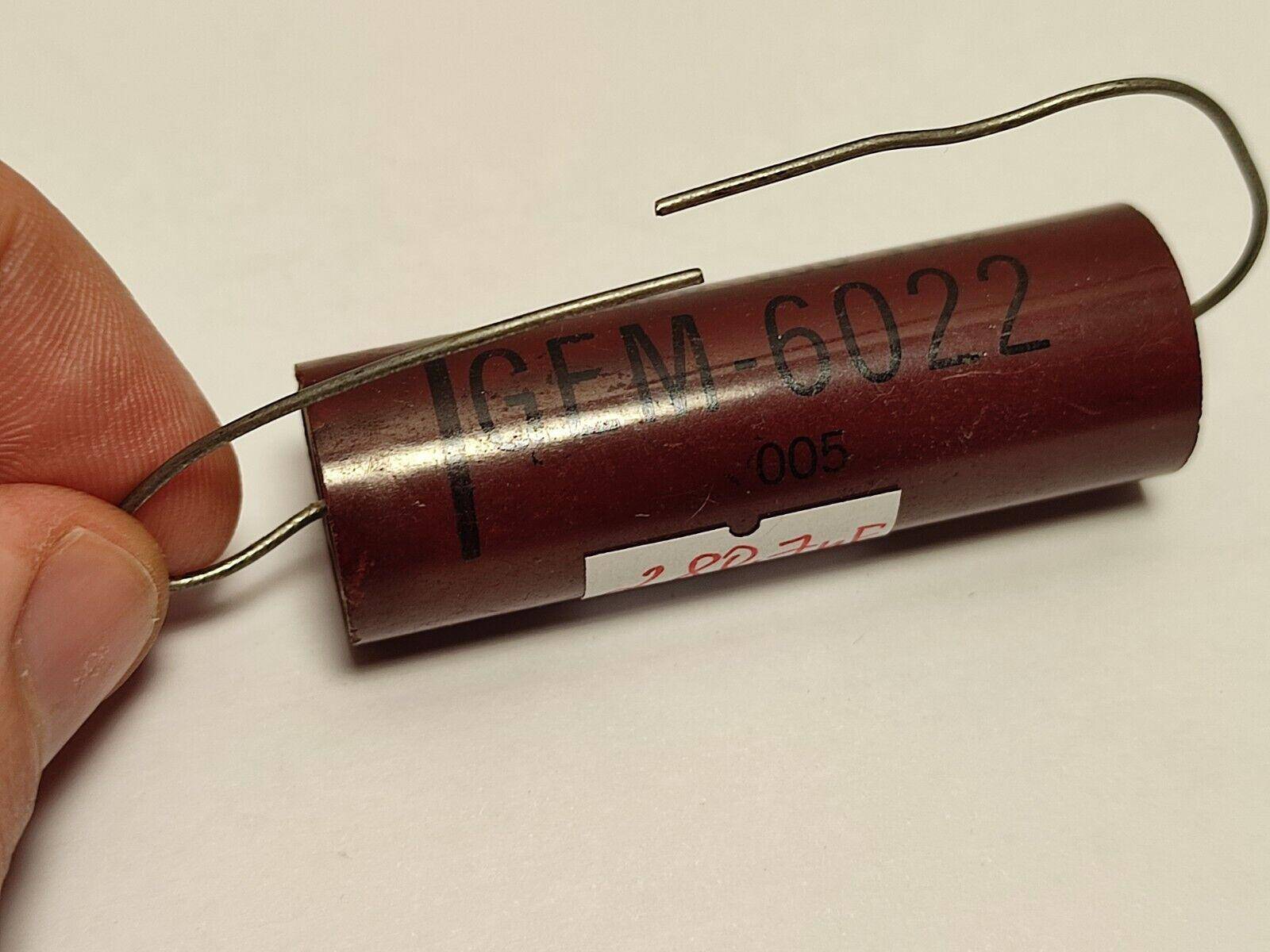 NOS MALLORY Capacitor 0.22MFD .22uf 10% 600v GEM-6022 - Vintage Radio Parts Store