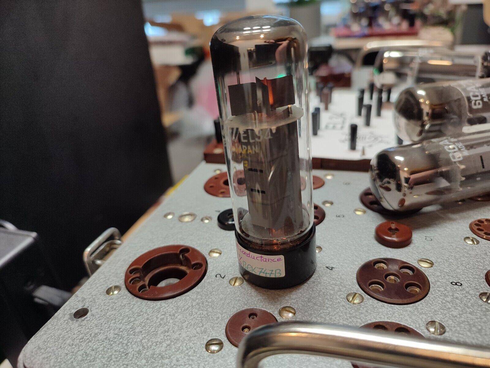 (2) EL34 6CA7 Matsushita pair JAPAN Audio output vacuum tube valve HiFi - Vintage Radio Parts Store