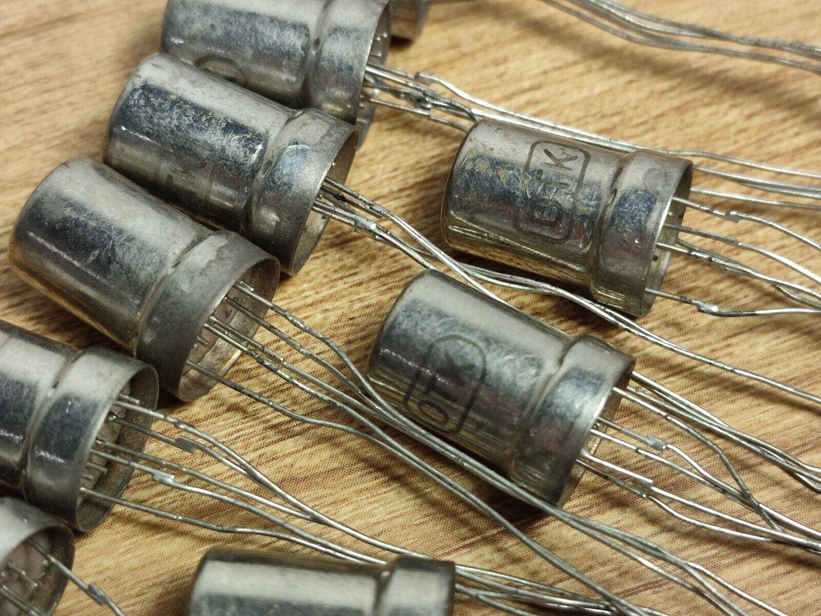 NOS Russian 6S63N Metal-ceramic Low Noise triodes 2 Pcs LOT Tubes 80's Nuvistor - Vintage Radio Parts Store