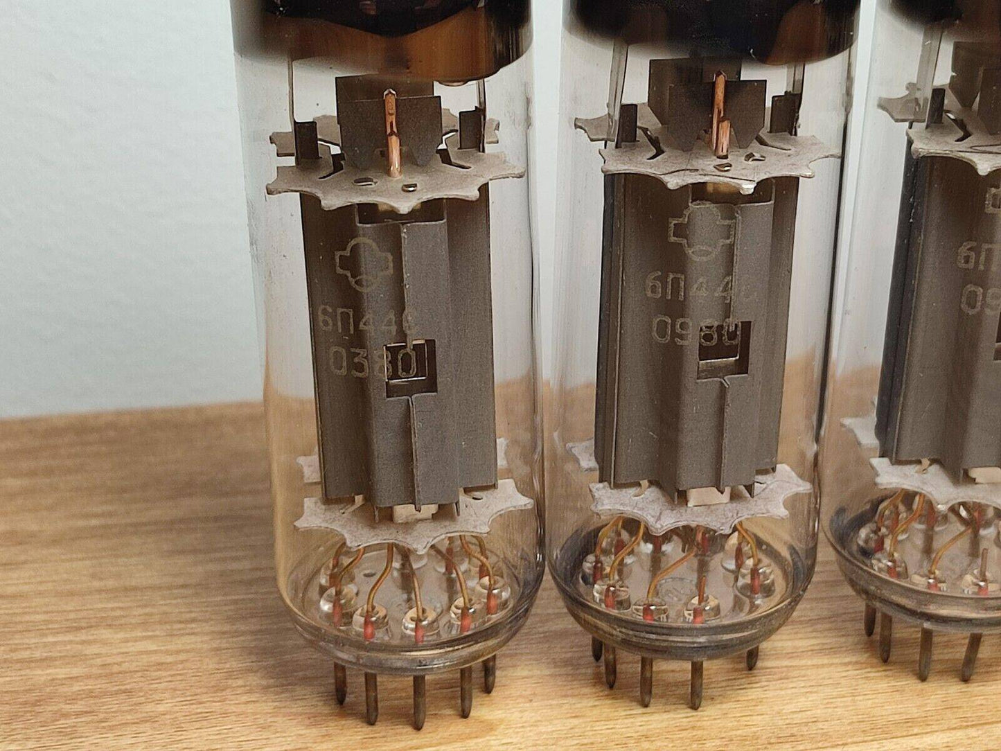 4x 6P44S REFLECTOR OUTPUT L-F PENTODE VACUUM TUBES / QUAD Same Date NOS NEW - Vintage Radio Parts Store