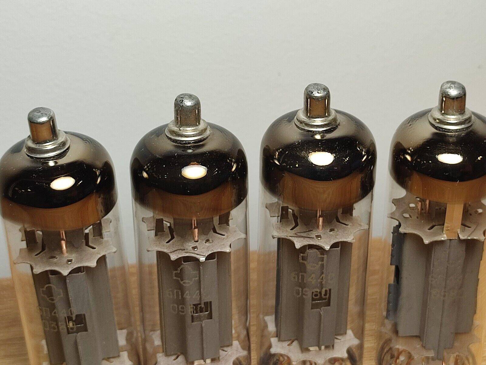 4x 6P44S REFLECTOR OUTPUT L-F PENTODE VACUUM TUBES / QUAD Same Date NOS NEW - Vintage Radio Parts Store