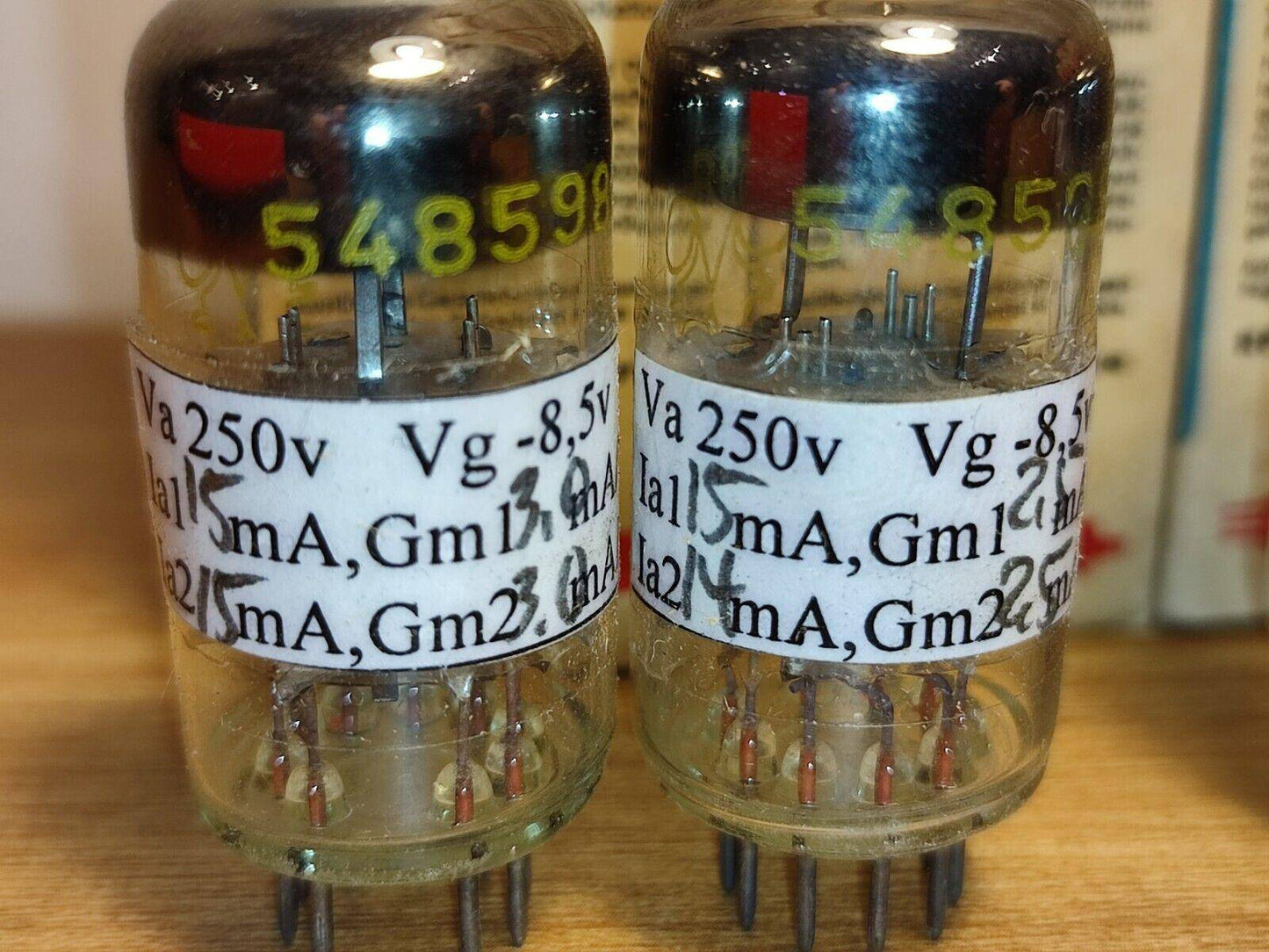 PAIR ECCC82 /12AU7 NEW OLD STOCK FROM RFT, MATCHED AND BALANCED NOS/ NIB - Vintage Radio Parts Store