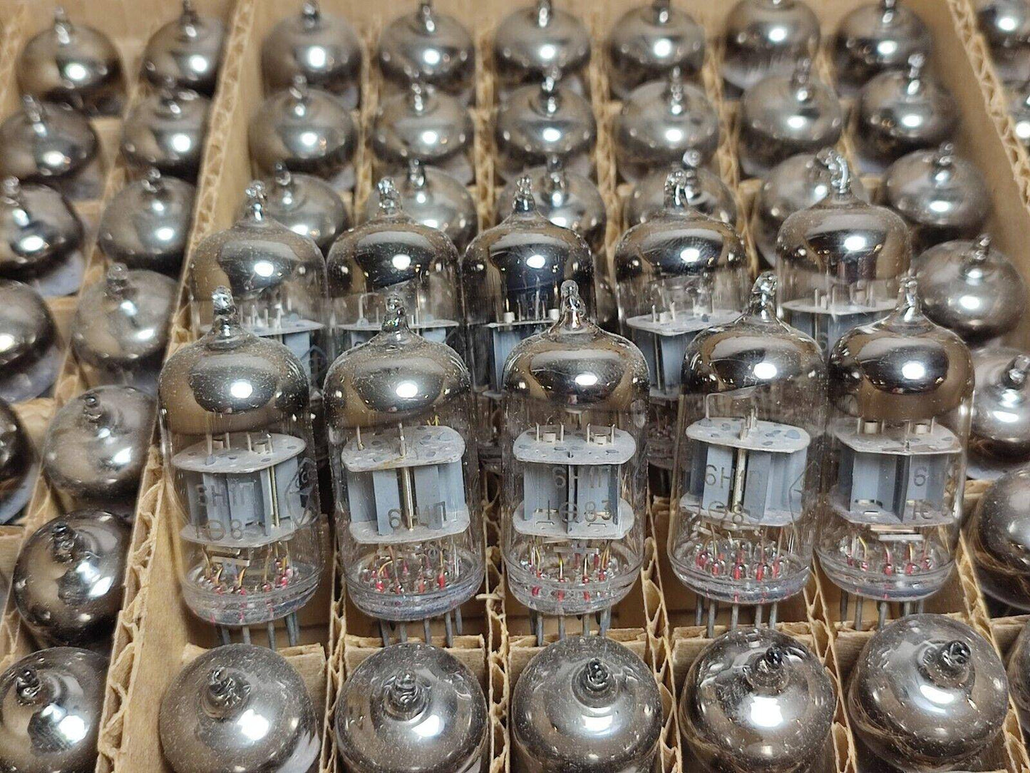 10 pcs 6N1P NEW Same date 80's year/ ECC88 / 6DJ8 TRIODE TUBES NOS - Vintage Radio Parts Store