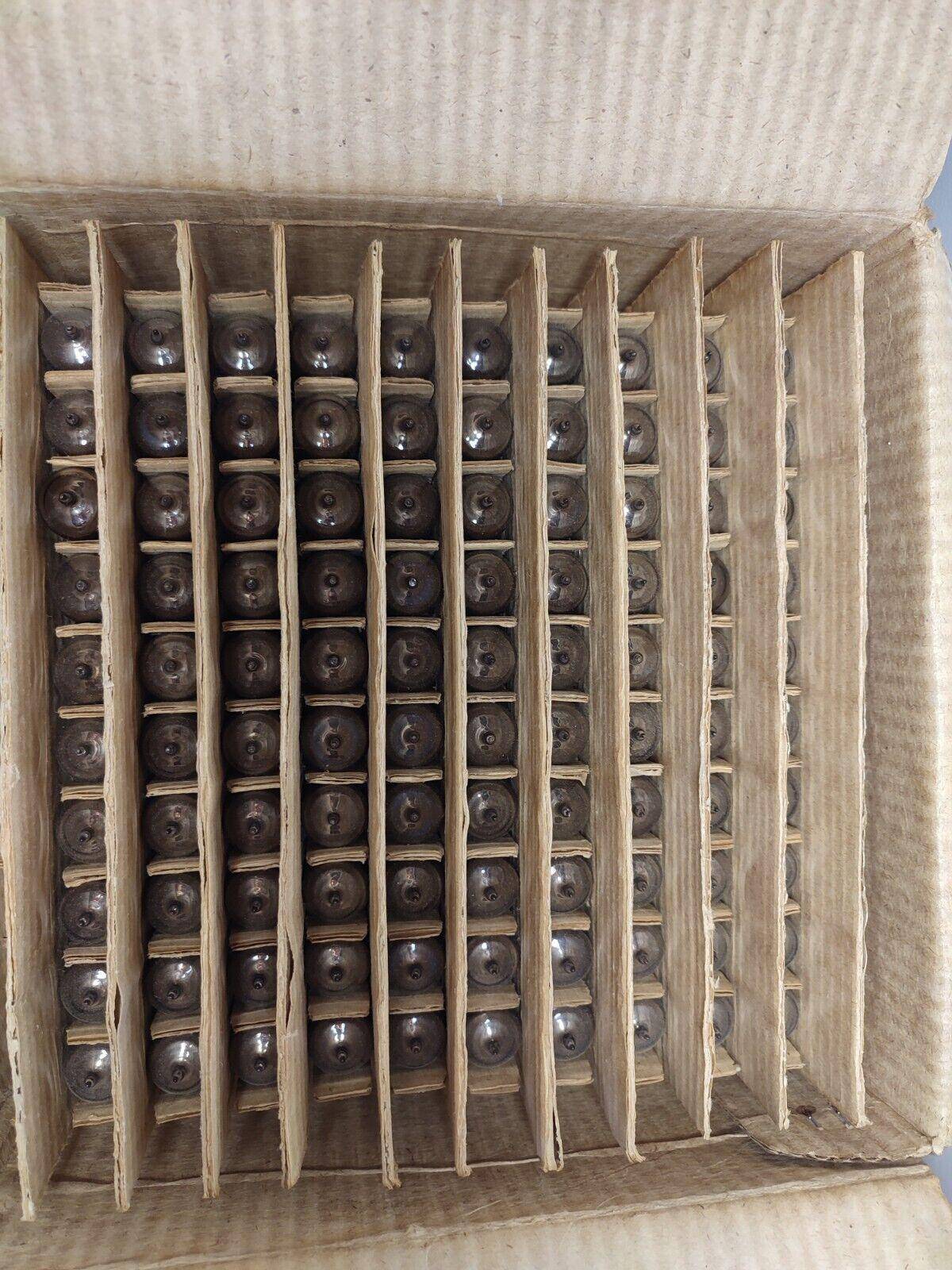 100 pcs LOT 6N6P tubes Gold grid New NOS 70's ( ecc99 e182cc 5687 7044 7119) - Vintage Radio Parts Store