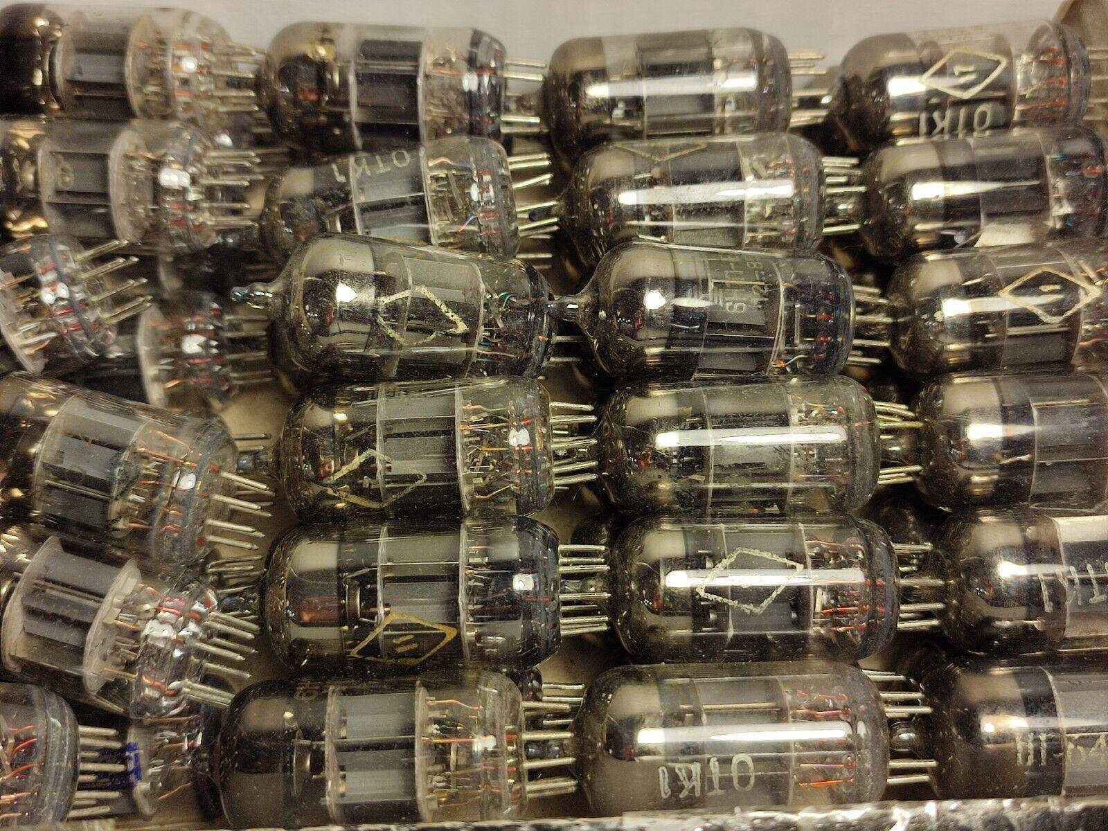 10pcs 6N1P-EV (ECC88 / E88CC / 6922) Soviet double triode tubes / USED - Vintage Radio Parts Store