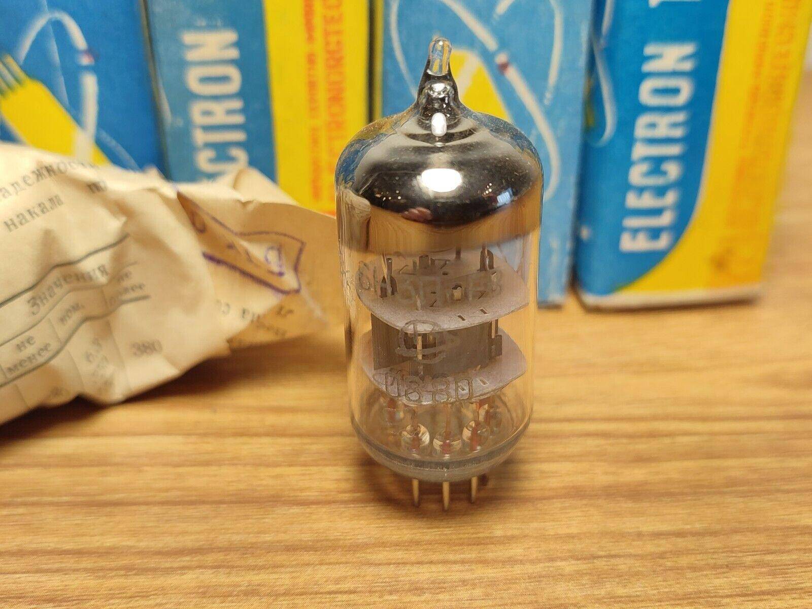 10Pcs. 6N3P-EV /5670/2c51/396 A/ECC42 NOS NIB Gold Grid 3 Mica Mil USSR Tube - Vintage Radio Parts Store