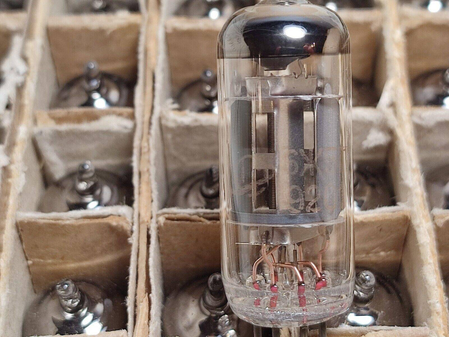 10x 6J5P = 6AH6, 6F36, 6485 Pentode Vacuum Tube USSR Soviet 1990's NOS / NEW - Vintage Radio Parts Store