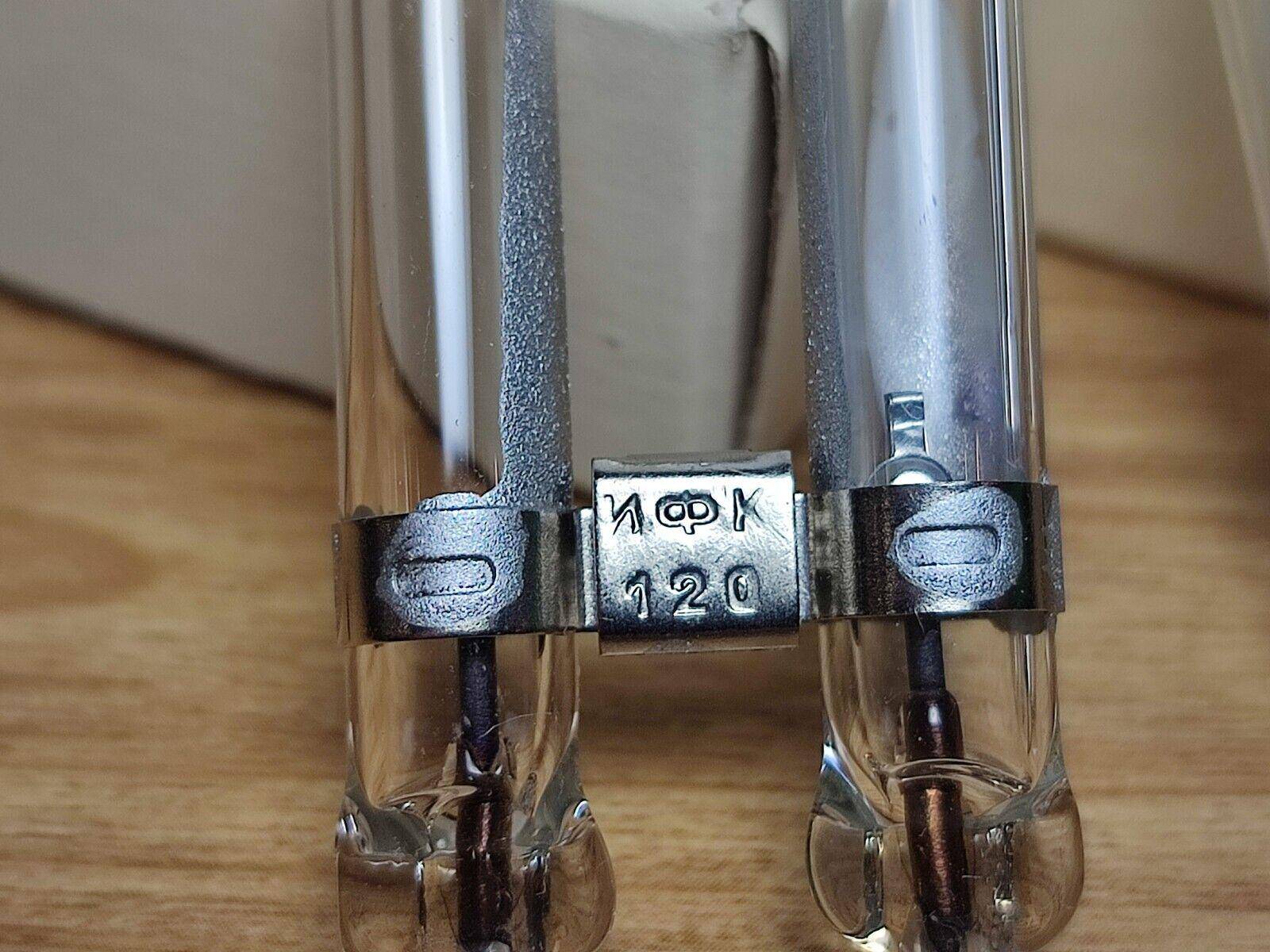 10x IFK-120 IFK120 ИФК-120 impulse lamp flash tube xenon strobotron light NEW - Vintage Radio Parts Store