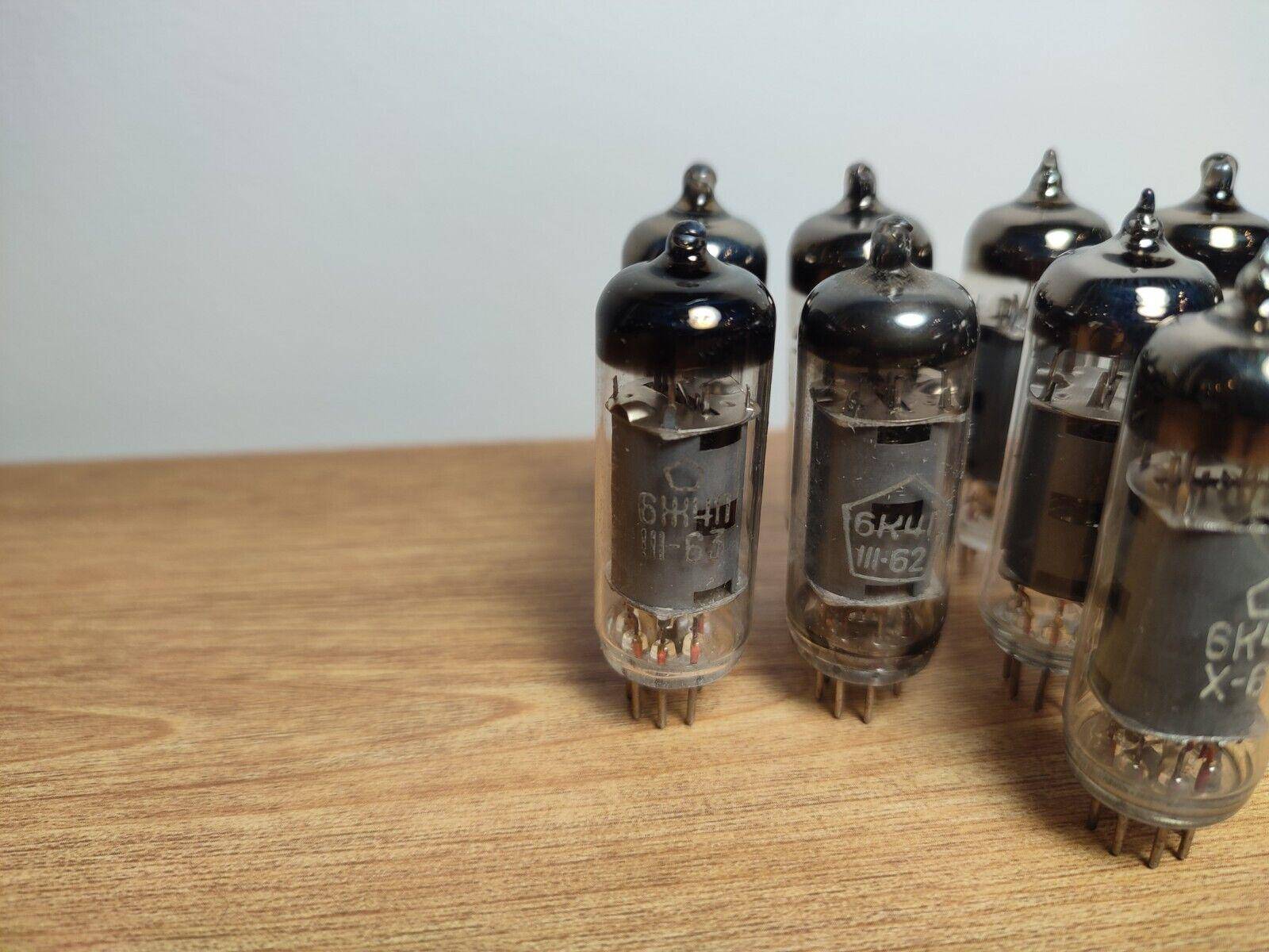 11pcs 6K4P (6BA6, EF93, 5376, 6К4П) HF PENTODE TUBES / NEW 60's  NOS - Vintage Radio Parts Store