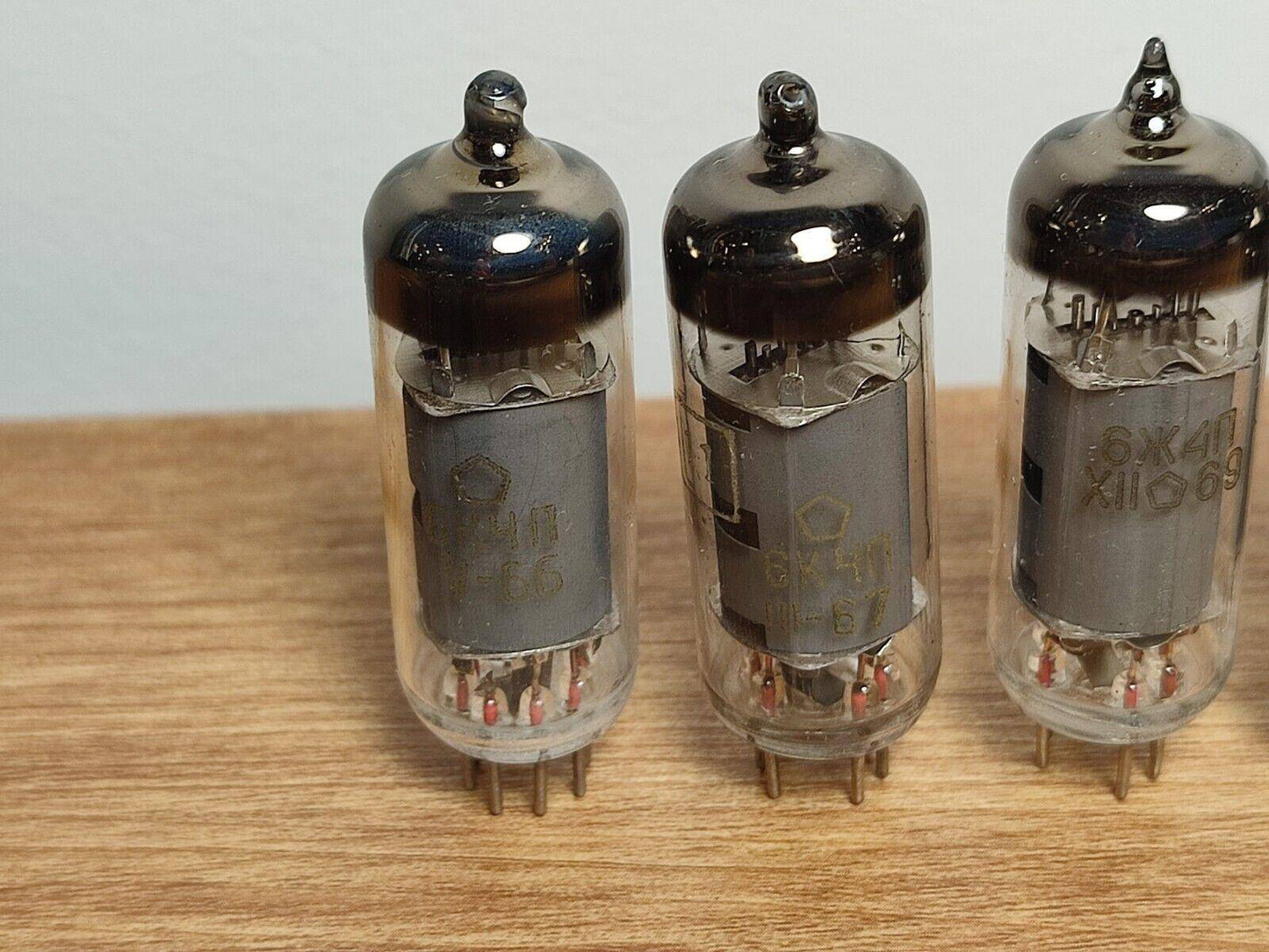 11pcs 6K4P (6BA6, EF93, 5376, 6К4П) HF PENTODE TUBES / NEW 60's  NOS - Vintage Radio Parts Store