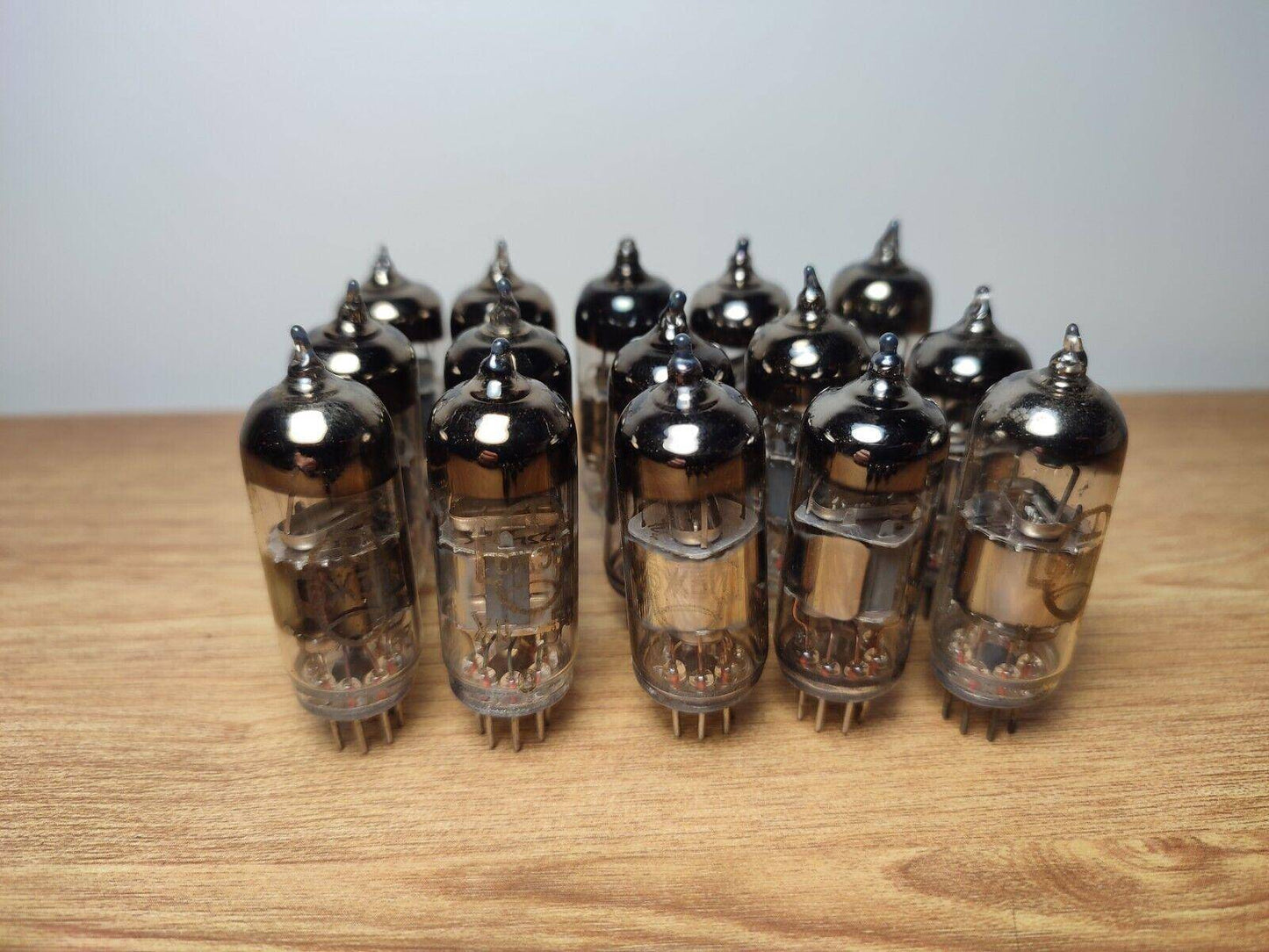 15pcs 6J3P (6AG5 EF96) Soviet pentode tubes / USED tubes - Vintage Radio Parts Store