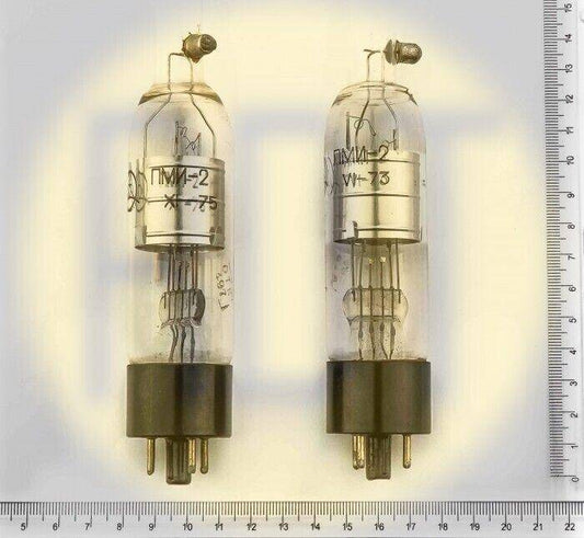 2 pcs LOT PMI-2 PMI2 ПМИ-2 Converter manometric ionization TUBE NEW NOS Same - Vintage Radio Parts Store