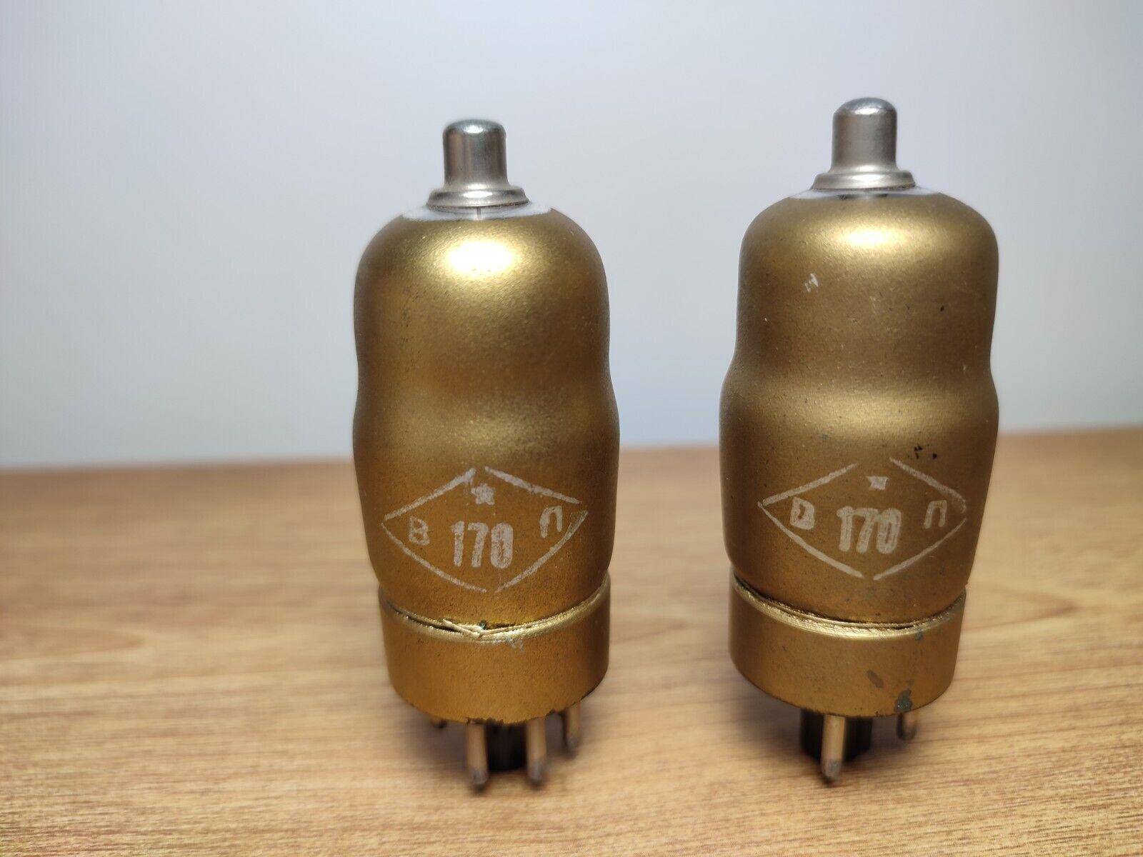 2pcs 2K2M Vintage Soviet Military 50's Pentode RF/IF-Stage Controlling TUBE 2К2М - Vintage Radio Parts Store